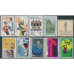 AUSTRALIA - 1968-1970 the ten 5c Commemoratives, MNH – SG # ex. 426-458