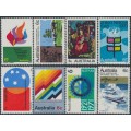 AUSTRALIA - 1970-1971 the eight 6c Commemoratives, MNH – SG # 473-476 + 486-489