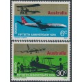 AUSTRALIA - 1970 QANTAS set of 2, MNH – SG # 477-478