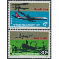 AUSTRALIA - 1970 QANTAS set of 2, MNH – SG # 477-478