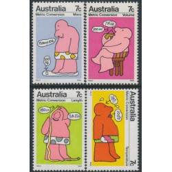 AUSTRALIA - 1973 Metric Conversion set of 4, MNH – SG # 532-535