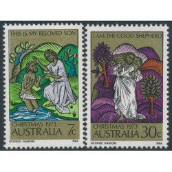 AUSTRALIA - 1973 Christmas set of 2, MNH – SG # 554-555