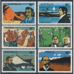 AUSTRALIA - 1976 18c Explorers set of 6, MNH – SG # 616-621