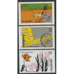 AUSTRALIA - 1975 10c Dangers in the Environment set of 3, MNH – SG # 586-588