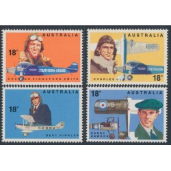 AUSTRALIA - 1978 18c Australian Aviators set of 4, MNH – SG # 658-661