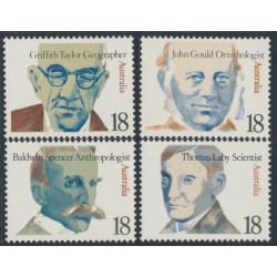 AUSTRALIA - 1976 18c Famous Australian set of 4, MNH – SG # 637-640