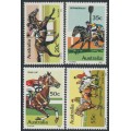 AUSTRALIA - 1978 20c to 55c Race Horses set of 4, MNH – SG # 699-702
