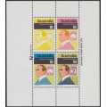 AUSTRALIA - 1976 18c National Stamp Week M/S, MNH – SG # MS634