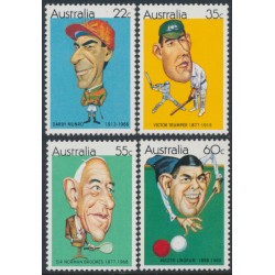 AUSTRALIA - 1980 22c to 60c Sportsmen set of 4, MNH – SG # 766-769