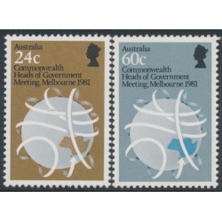 AUSTRALIA - 1981 24c & 60c CHOGM set of 2, MNH – SG # 831-832