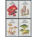 AUSTRALIA - 1981 24c to 60c Australian Fungi set of 4, MNH – SG # 823-826