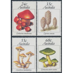 AUSTRALIA - 1981 24c to 60c Australian Fungi set of 4, MNH – SG # 823-826