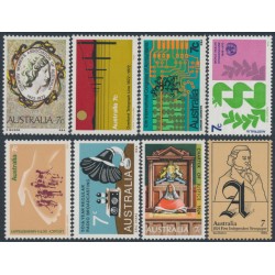 AUSTRALIA - 1972-1974 the eight 7c commemoratives, MNH – SG # ex. 509-578