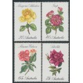 AUSTRALIA - 1982 27c to 75c Roses set of 4, MNH – SG # 843-846