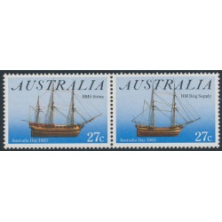 AUSTRALIA - 1983 27c Australia Day pair, MNH – SG # 879a
