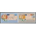 AUSTRALIA - 1984 45c Airmail pair, MNH – SG # 903a