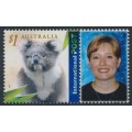 AUSTRALIA - 2000 $1 Koala with tab, overprinted International Post, MNH – SG # 2024a