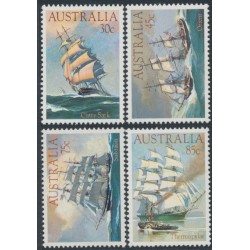 AUSTRALIA - 1984 30c to 85c Clipper Ships set of 4, MNH – SG # 911-914