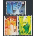 AUSTRALIA - 1984 30c LA Olympics set of 3, MNH – SG # 941-943