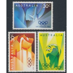 AUSTRALIA - 1984 30c LA Olympics set of 3, MNH – SG # 941-943