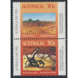AUSTRALIA - 1985 30c Australia Day pair, MNH – SG # 961b
