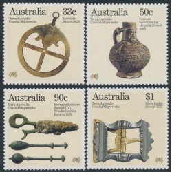 AUSTRALIA - 1985 33c to $1 Bicentennial (Shipwreck Relics) set of 4, MNH – SG # 993-996