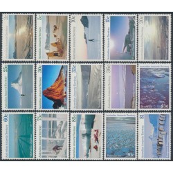 AUSTRALIA / AAT - 1984-1987 2c to $1 Antarctic Scenes set of 15, MNH – SG # 63-77