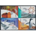 AUSTRALIA / AAT - 2002 Antarctic Research block of 4, MNH – SG # 156a