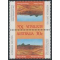 AUSTRALIA - 1985 30c Australia Day ‘Mangrove Ranges’ tête-bêche pair, MNH – SG # 961a