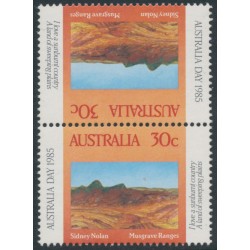 AUSTRALIA - 1985 30c Australia Day ‘Mangrove Ranges’ tête-bêche pair, MNH – SG # 961a