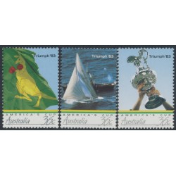 AUSTRALIA - 1986 36c x 3 America’s Cup, MNH – SG # 1036-1038