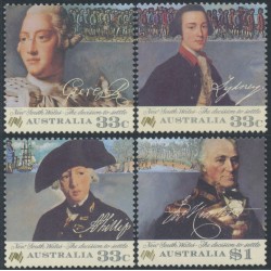 AUSTRALIA - 1986 33c & $1 Convict Settlement set of 4, MNH – SG # 1019-1022