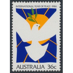 AUSTRALIA - 1986 36c International Year of Peace, MNH – SG # 1039