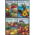 AUSTRALIA - 1987 36c to $1 Fruit set of 4, MNH – SG # 1050-1053