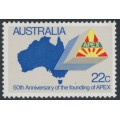 AUSTRALIA - 1981 22c APEX Society, MNH – SG # 772