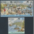 AUSTRALIA - 1987 First Fleet at The Cape of Good Hope set of 3, MNH – SG # 1090a + 1092