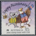 AUSTRALIA - 1988 37c Bicentennial USA Joint issue, MNH – SG # 1110
