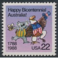 AUSTRALIA / USA - 1988 22c Bicentennial USA Joint issue, MNH – Scott # 2370