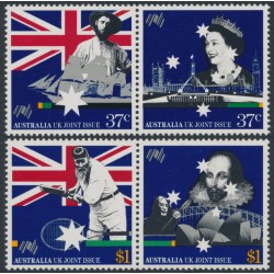 AUSTRALIA - 1988 Australia/UK Bicentennial joint issue, MNH – SG # 1145a+1147a