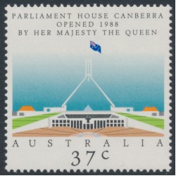 AUSTRALIA - 1988 37c New Parliament House, MNH – SG # 1144