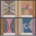 AUSTRALIA - 1988 37c to $1 Aboriginal Paintings set of 4, MNH – SG # 1150-1153