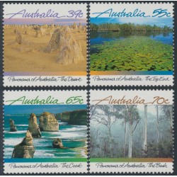AUSTRALIA - 1988 39c to 70c Panoramas of Australia set of 4, MNH – SG # 1161-1164