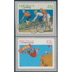 AUSTRALIA - 1990 41c & 43c Sports series self-adhesive stamps, MNH – SG # 1259-1260
