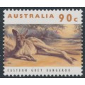 AUSTRALIA - 1998 90c Kangaroo, orange-brown inscription reissue, MNH – SG # 1368a