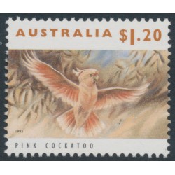 AUSTRALIA - 1998 $1.20 Cockatoo, orange-brown inscription reissue, MNH – SG # 1370a