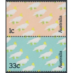 AUSTRALIA - 1985 1c+33c Cockatoos pair, MNH – SG # 970-971