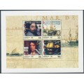 AUSTRALIA - 1985 Bicentennial (Navigators) M/S, MNH – SG # MS976