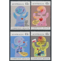 AUSTRALIA - 1990 41c Community Health set of 4, MNH – SG # 1237-1240