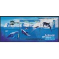 AUSTRALIA / AAT - 1996 Whales & Dolphins M/S o/p CAPEX ‘95, MNH – SG # MS112