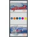 AUSTRALIA / AAT - 2005 Antarctic Aviation gutter pair, MNH – SG # 168a